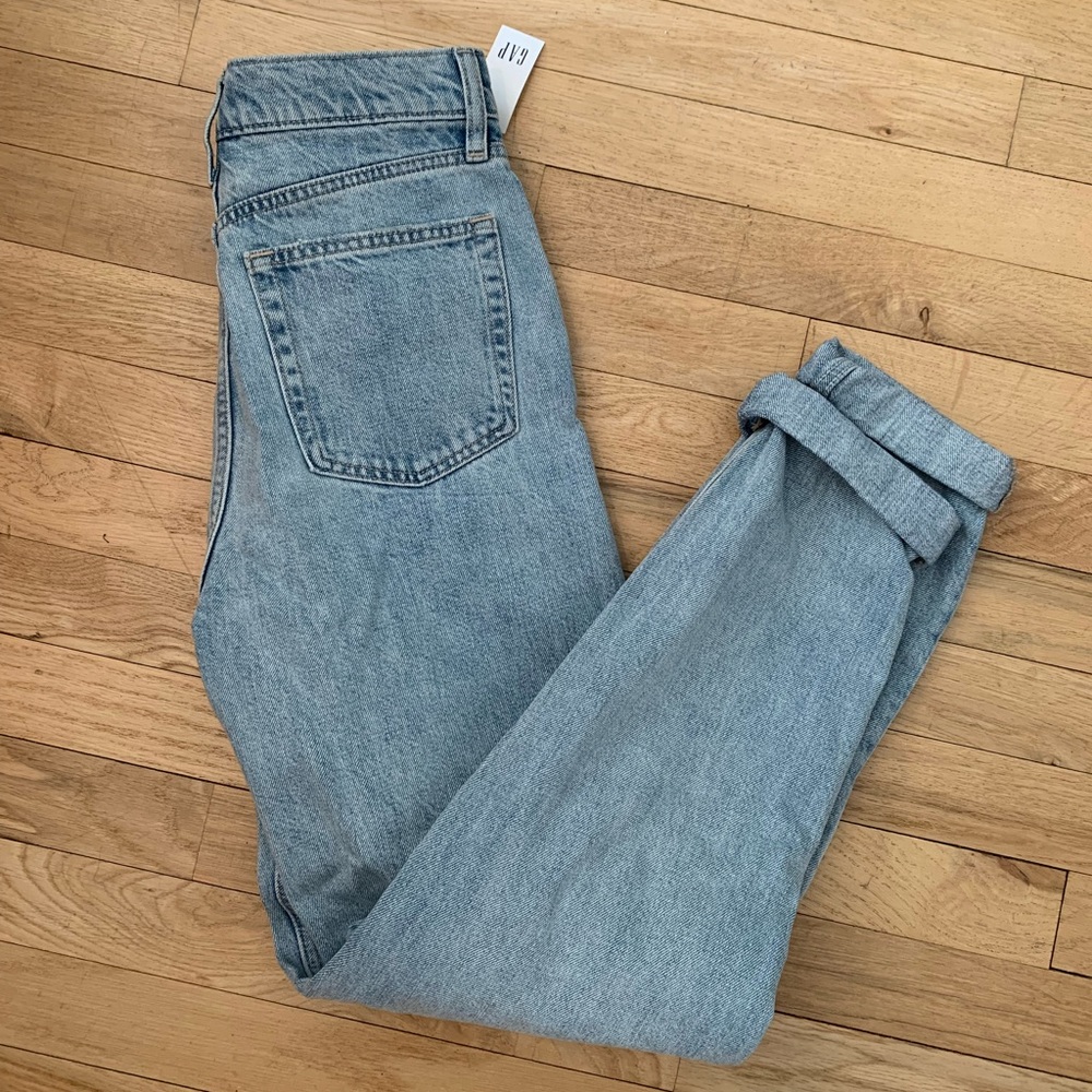 high rise mom jeans